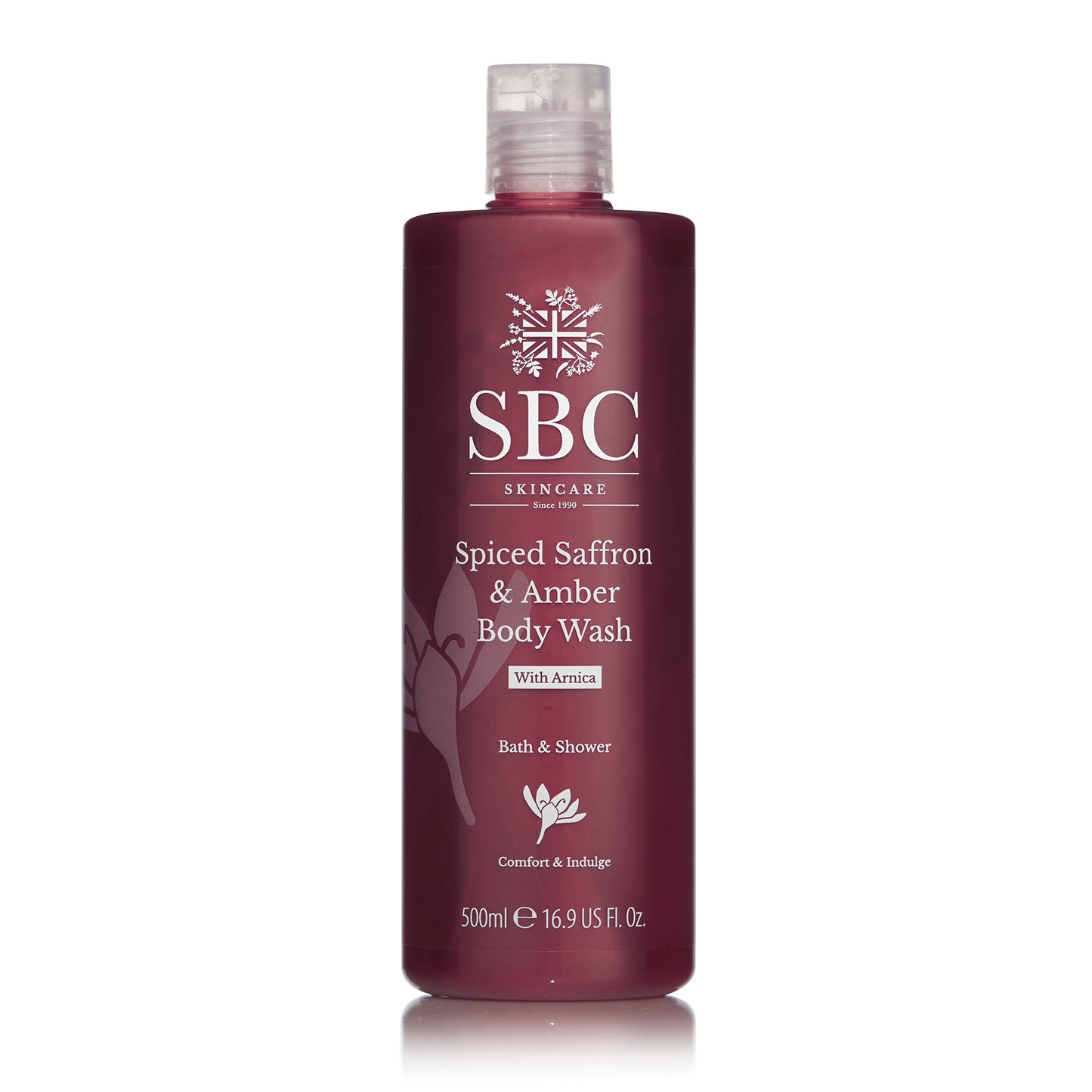 Spiced Saffron & Amber Body Wash with Arnica