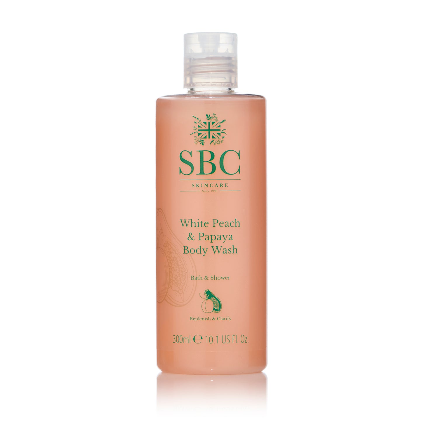 White Peach & Papaya Body Wash