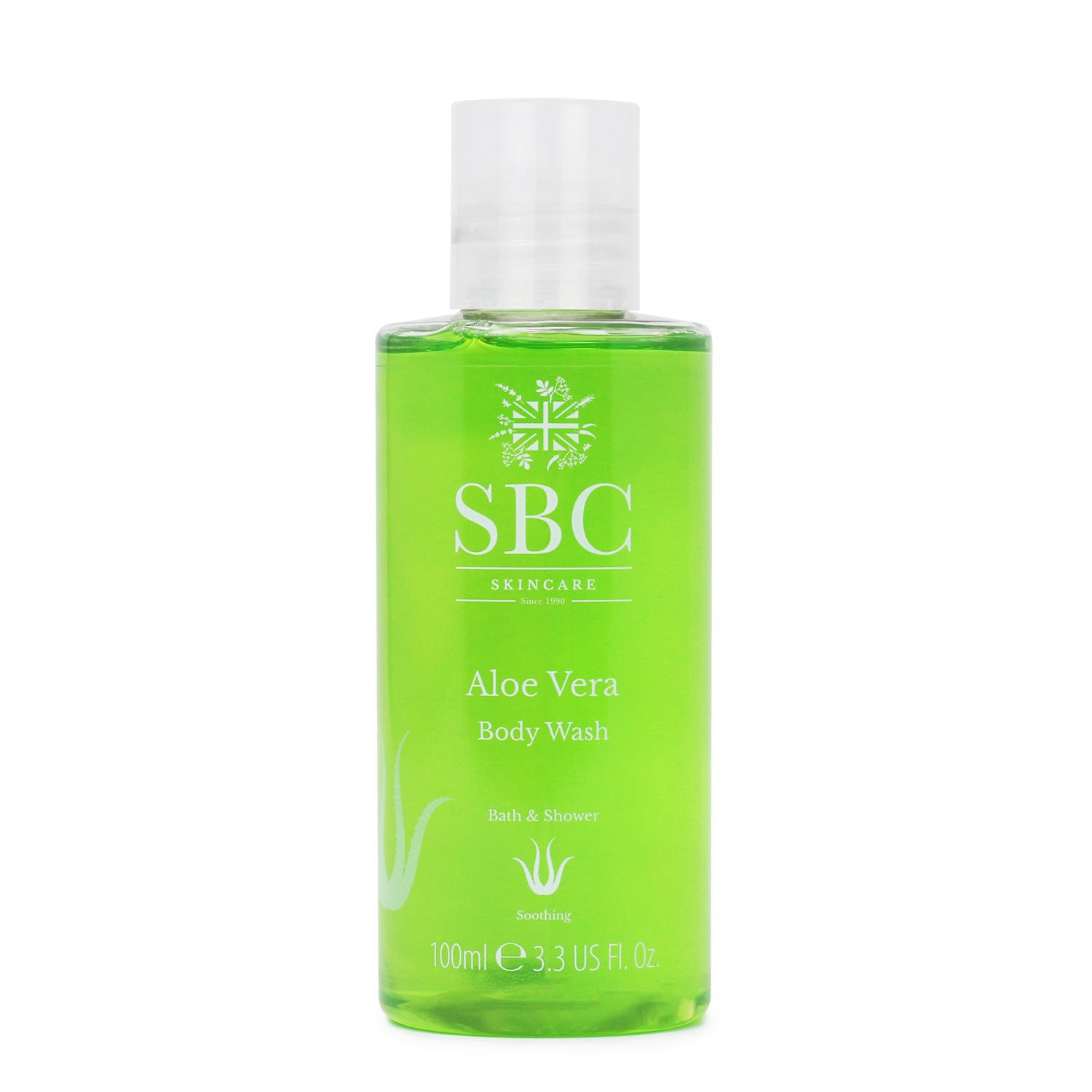 100ml SBC Skincare Aloe Vera Body Wash