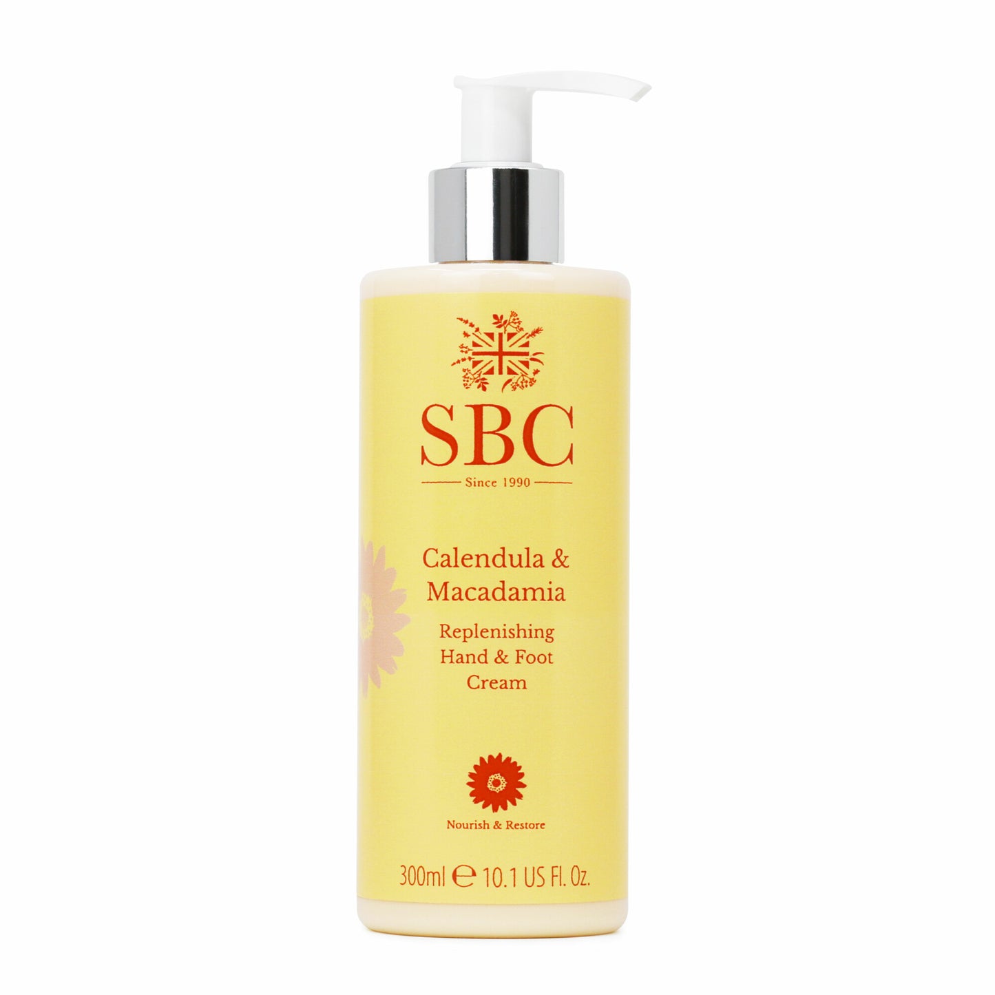 300ml Calendula & Macadamia Renewing Hand & Foot Cream