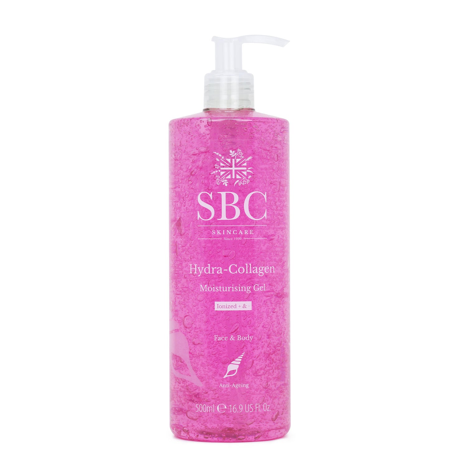 500ml Hydra-Collagen Moisturising Gel on a white background