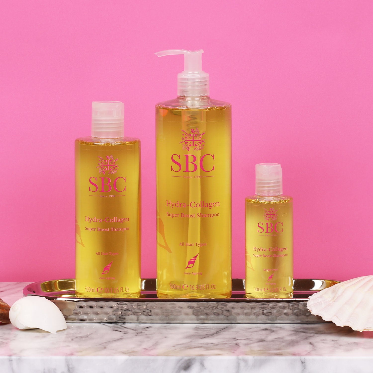 SBC Skincare Hydra-Collagen Super Boost Shampoo Trio
