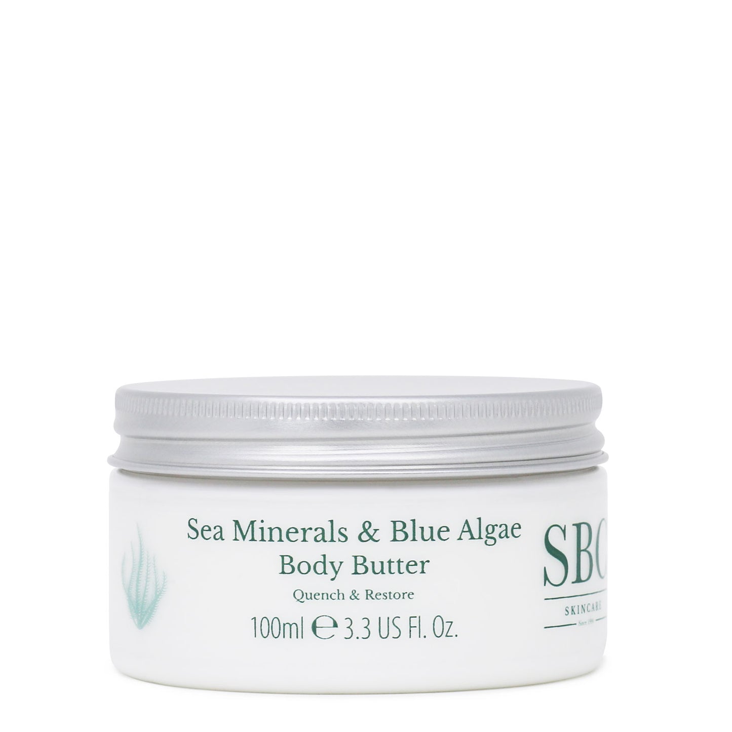 100ml Sea Minerals & Blue Algae Body Butter on a white background