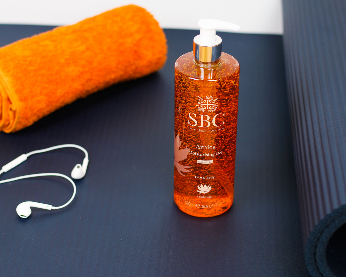 SBC Arnica Moisturising Gel for sports body care