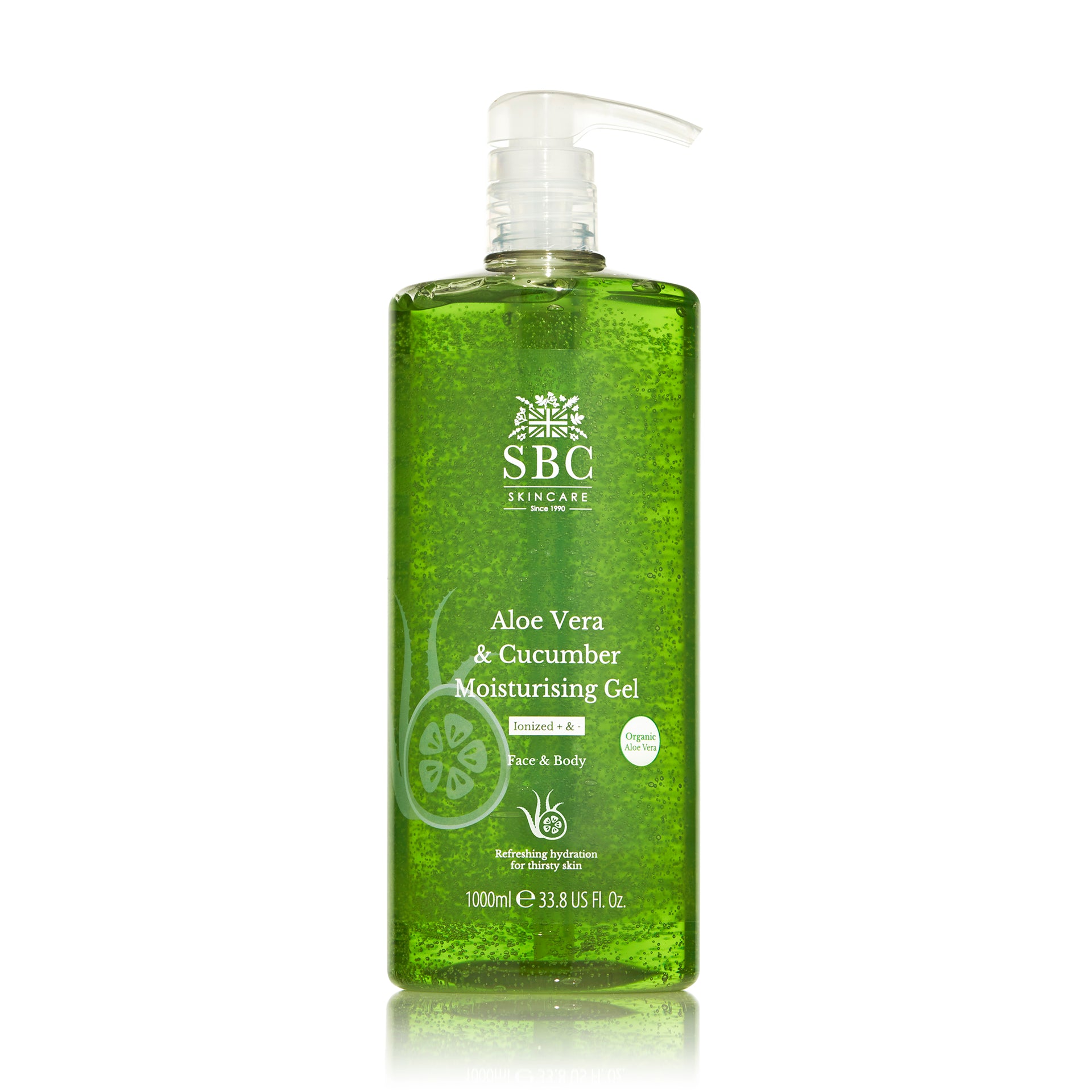 Aloe Vera & Cucumber Moisturising Gel  SBC Skincare