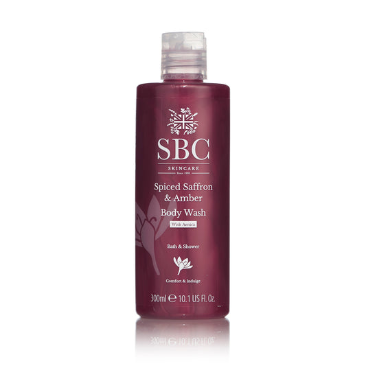 Spiced Saffron & Amber Body Wash with Arnica