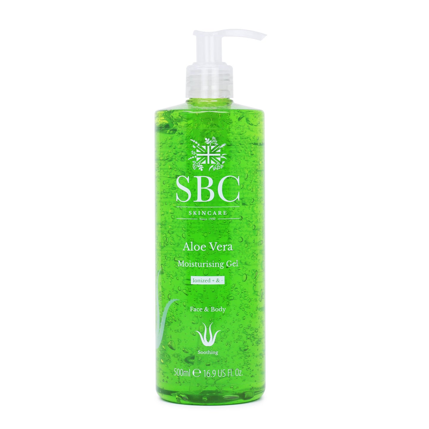 500ml SBC Skincare Aloe Vera Moisturising Gel