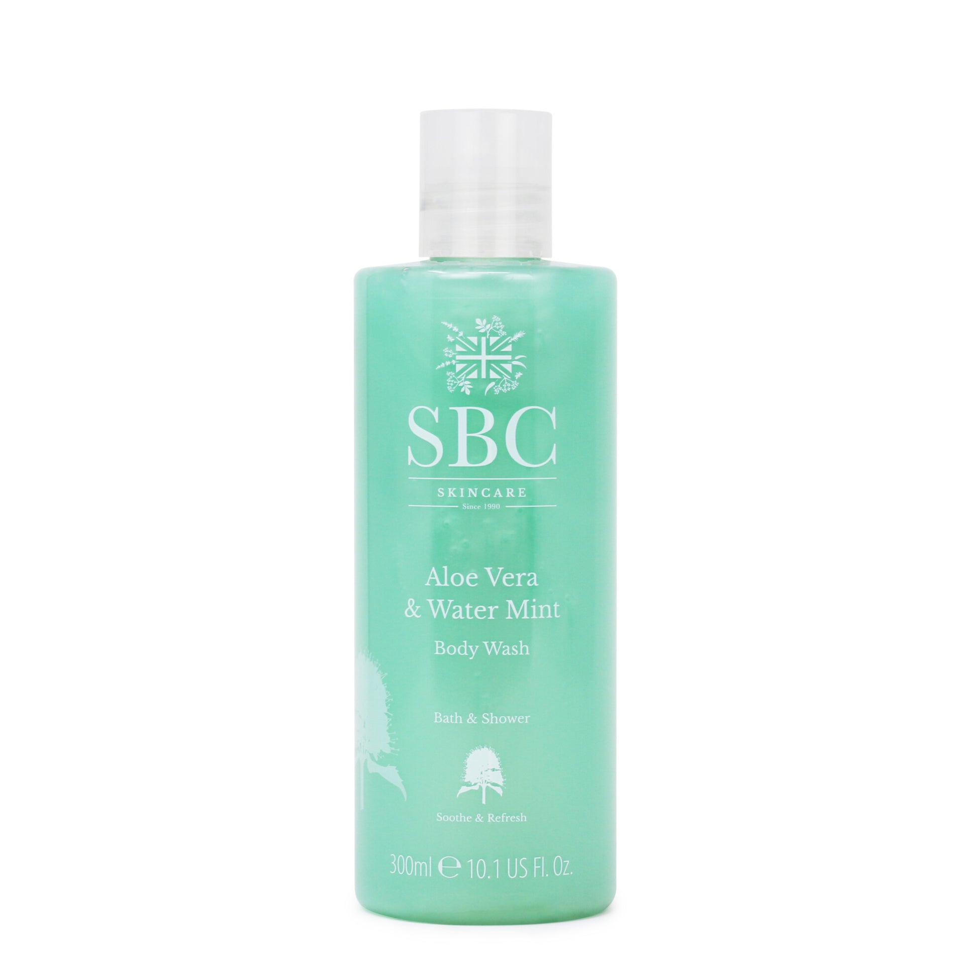 300ml SBC Skincare Aloe Vera & Watermint Body Wash