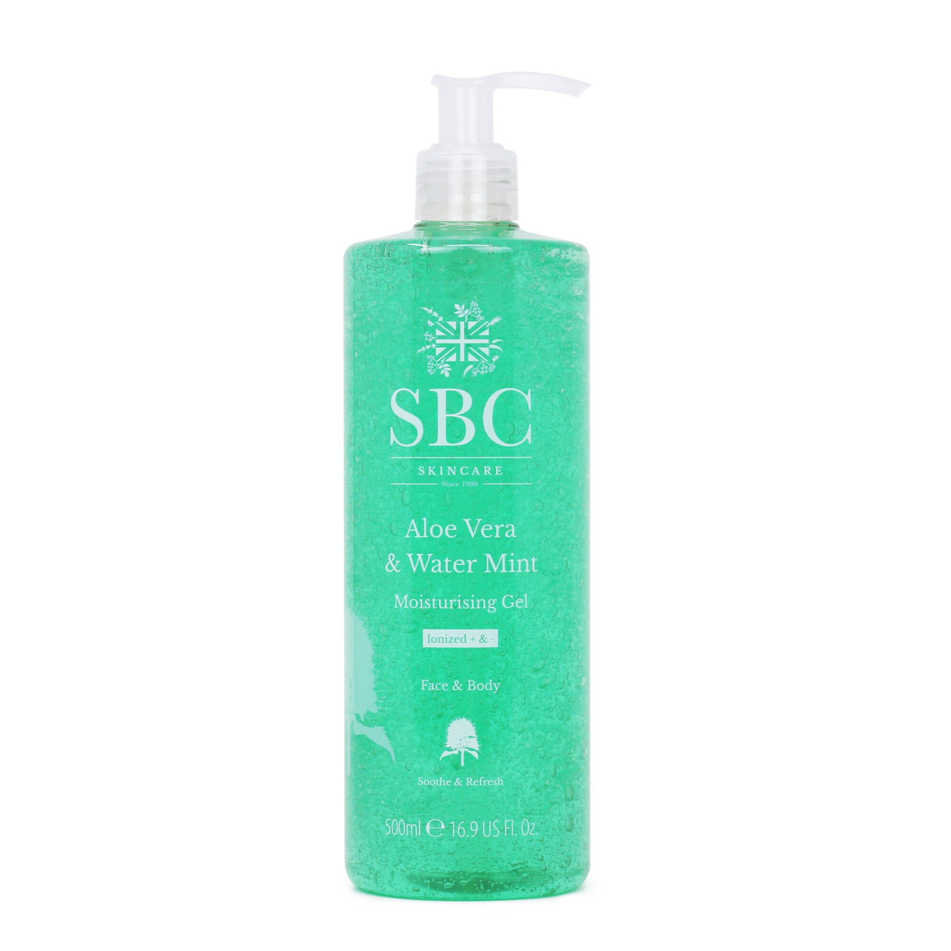 500ml SBC Skincare Aloe Vera & Watermint Moisturising Gel