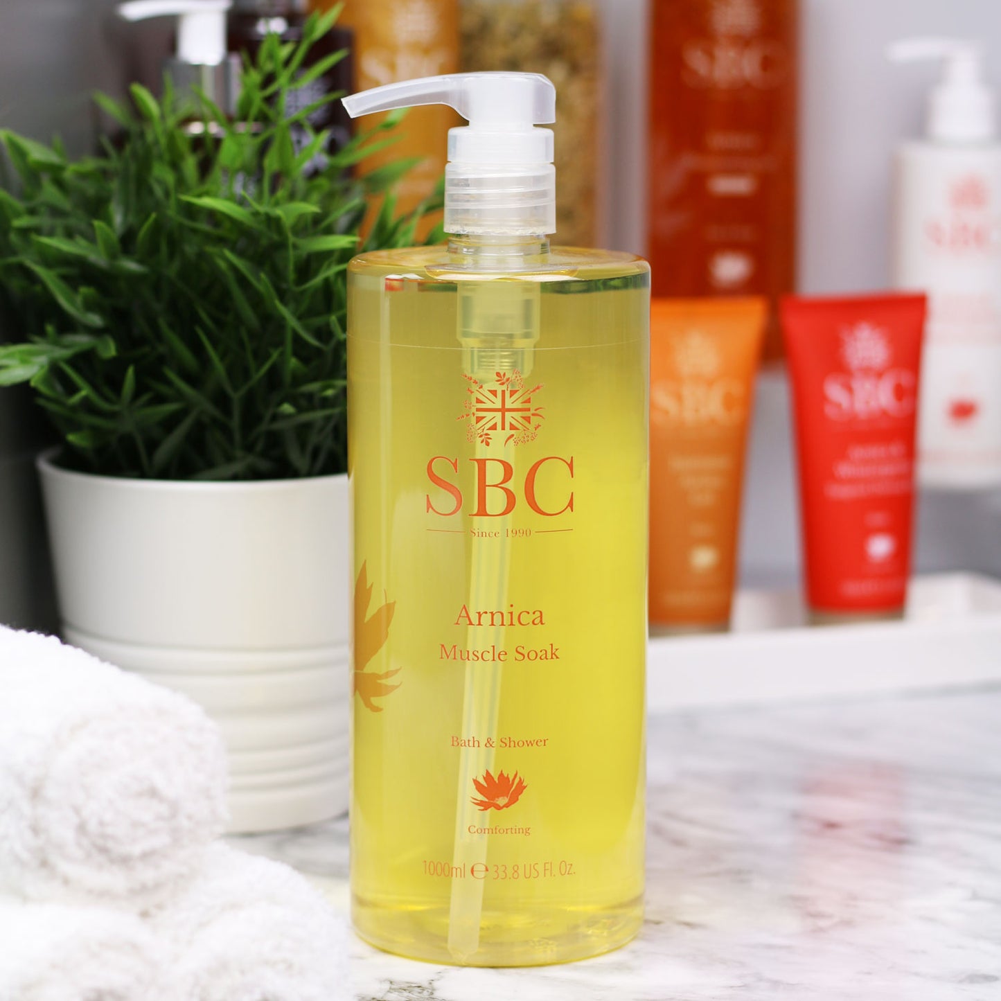 SBC Skincare Arnica Muscle Soak with Arnica products