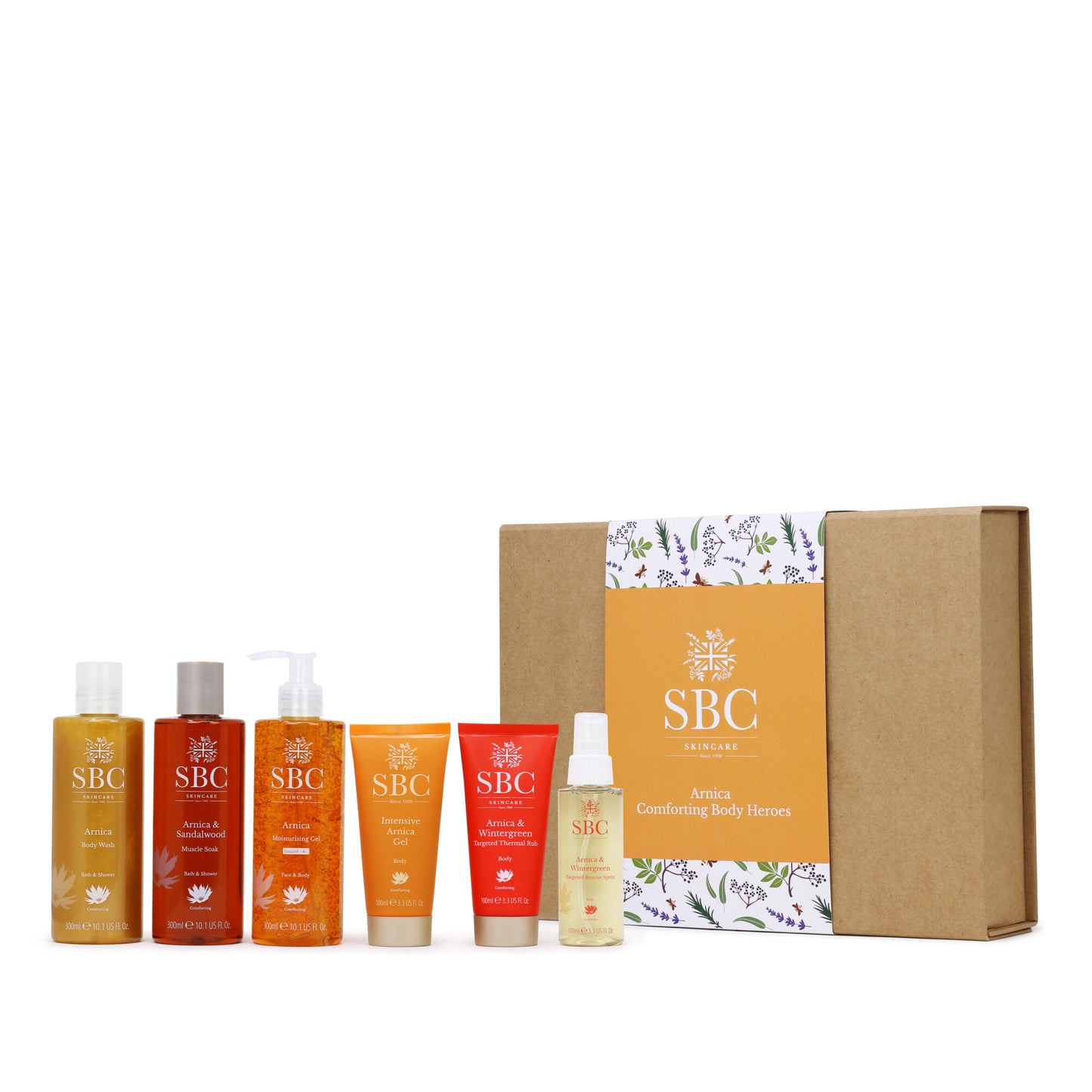 SBC Skincare Arnica Comforting Body Heroes Gift Set