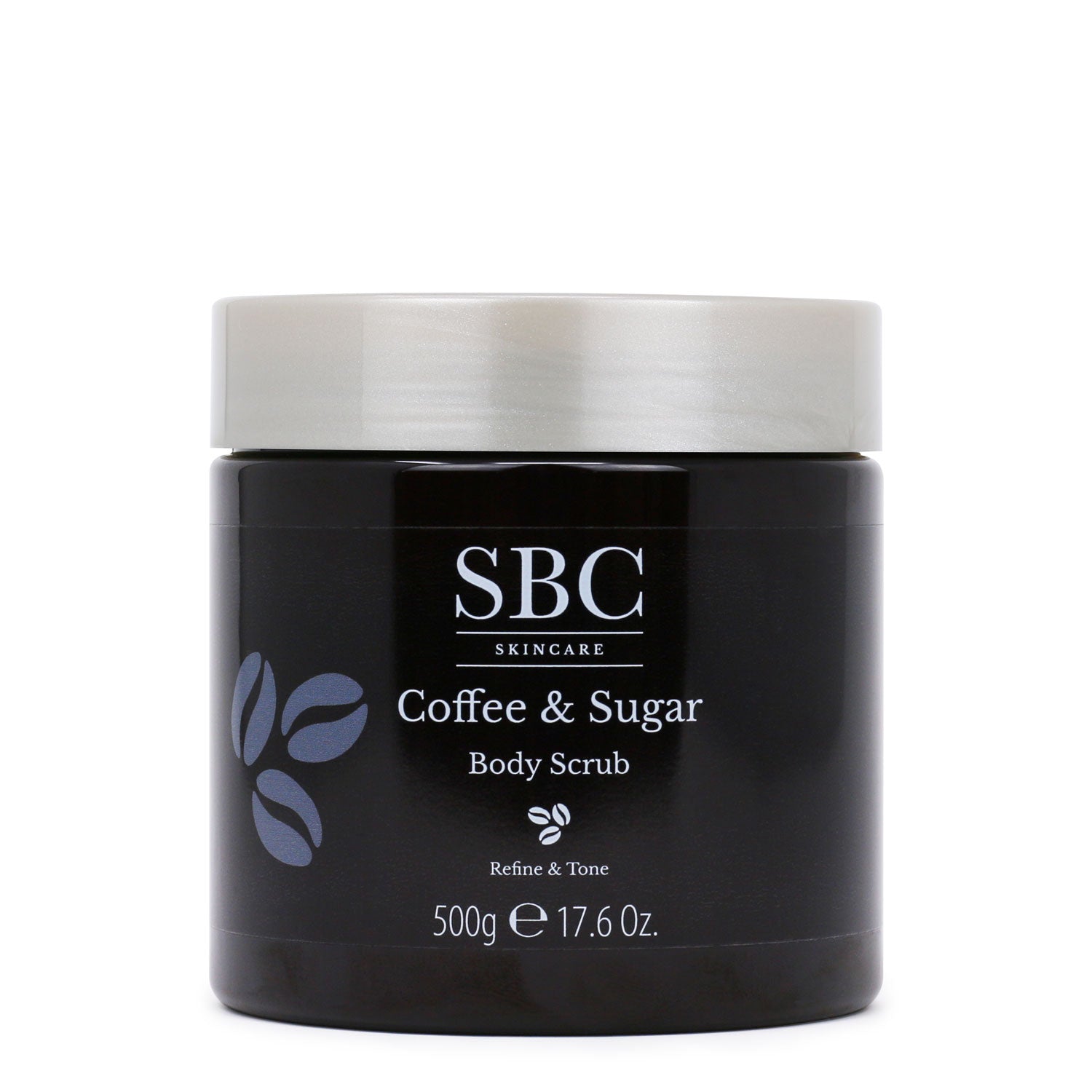 500g Coffee & Sugar Body Scrub on a white background