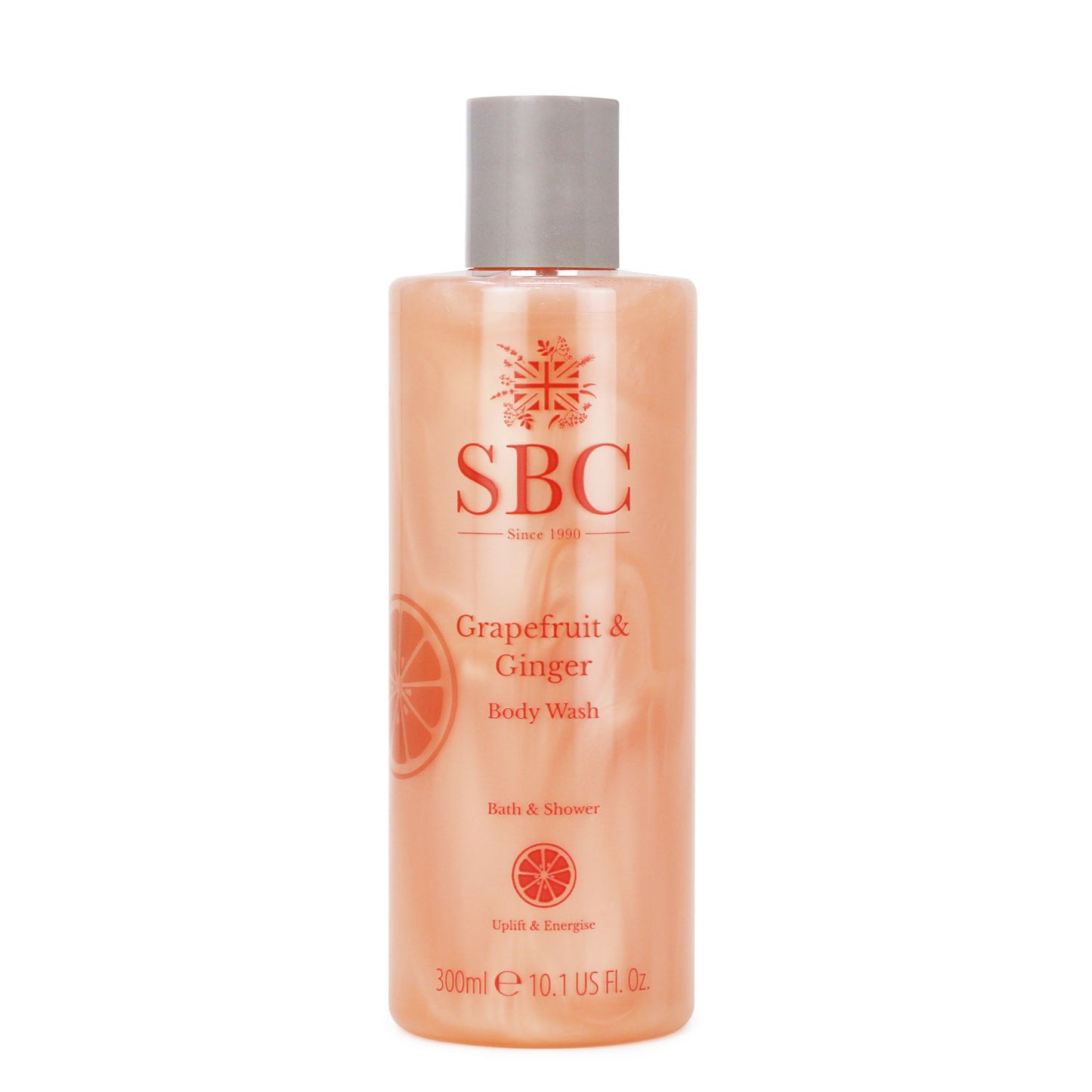 300ml Grapefruit & Ginger Body Wash on a white background 