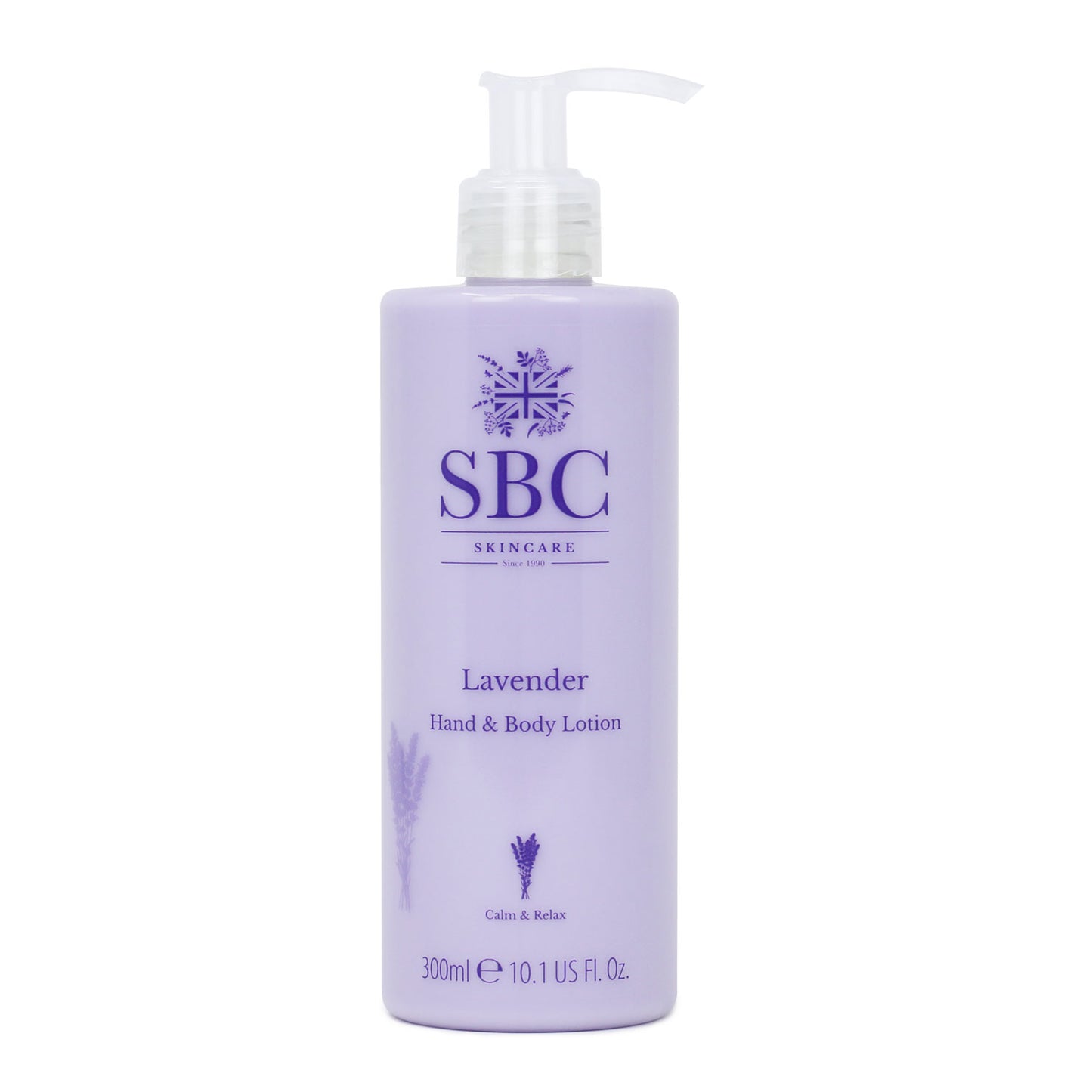 300ml Lavender Hand & Body Lotion on a white background