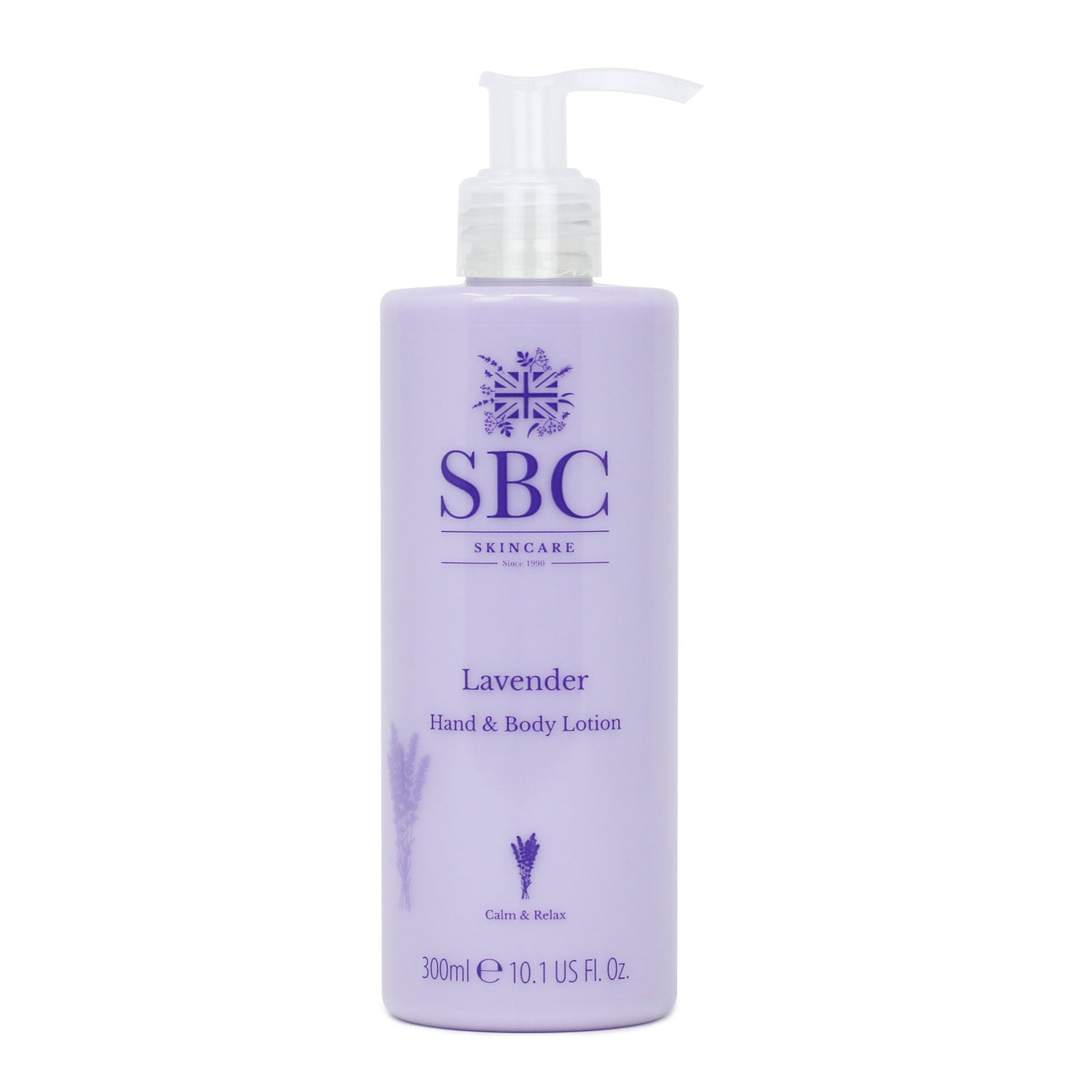 300ml Lavender Hand & Body Lotion on a white background