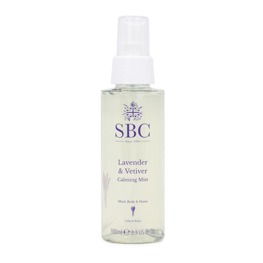 100ml Lavender & Vetiver Calming Mist on a white background