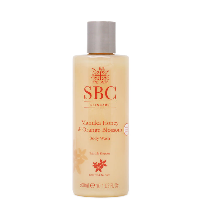 Manuka Honey & Orange Blossom Body Wash SBC Skincare