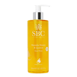 300ml Manuka Honey & Quince Hand Wash on a white background