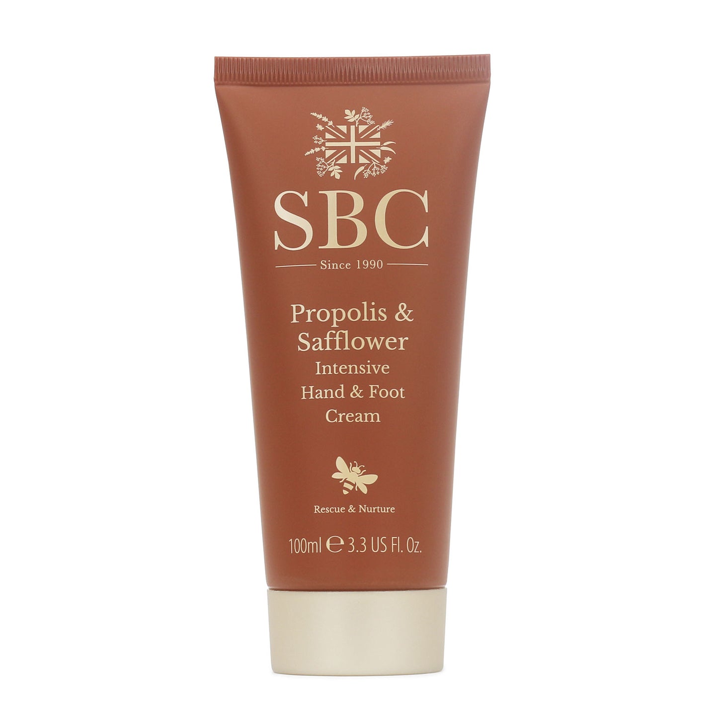 100ml Propolis & Safflower Intensive Hand & Foot Cream on a white background