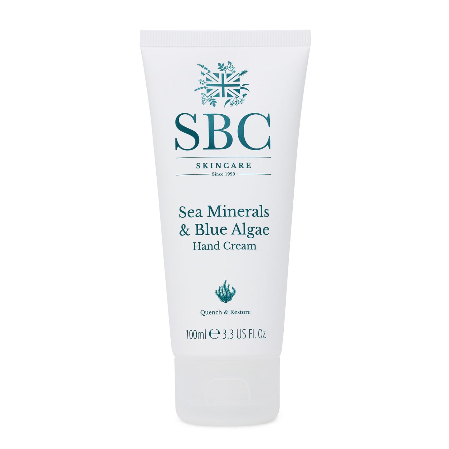 Sea Minerals & Blue Algae Hand Cream 100ml on a white background
